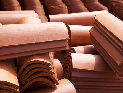 Orange Clay Roofing Tiles